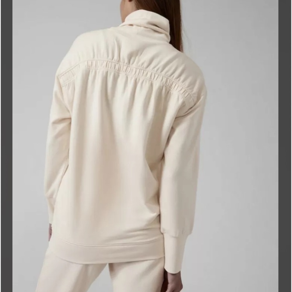 ATHLETA Balance Cinch Turtleneck Sweatshirt